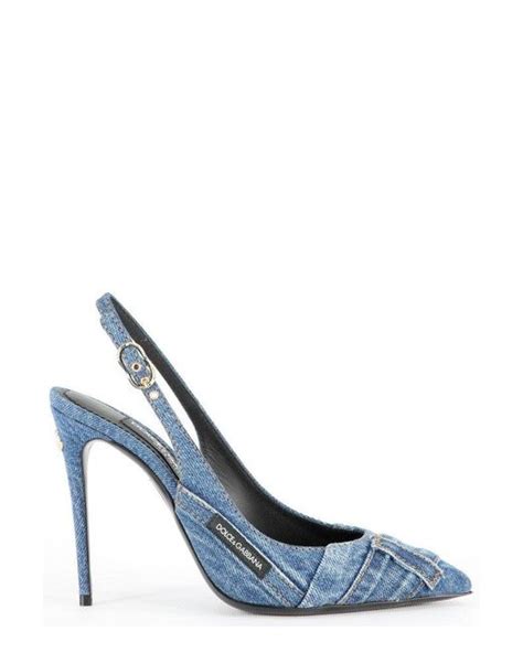 dolce gabbana pumps shoes|dolce gabbana denim pumps.